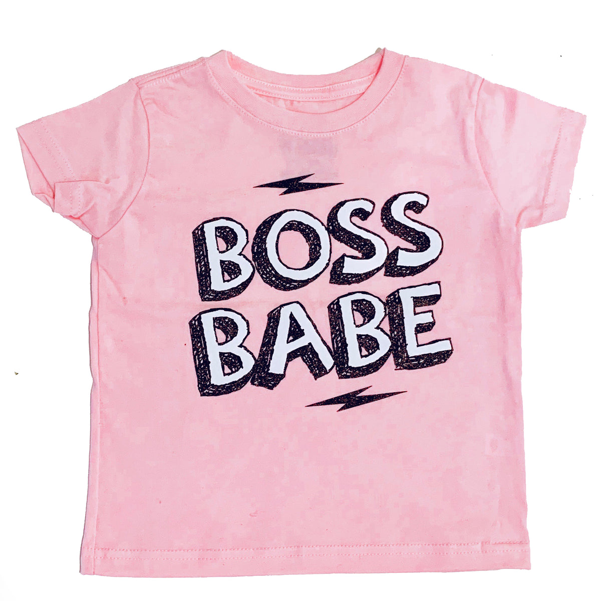 Little Miss Big Boss t-shirt and panties set - light pink - Undiz